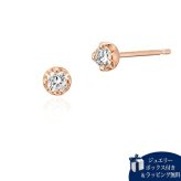 【無料ラッピング】  ヨンドシー 4℃ ピアス K18 ピンクゴールド ピアス ダイヤモンド レディース ブランド 正規品 新品 ギフト プレゼント 人気 おすすめ 誕生日 記念日 クリスマス 送料無料