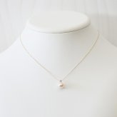 ［pearl608］8mm - 8.5mm ホワイトピンク ペンダント ネックレス 12月 誕生石 タンザナイト あこや真珠