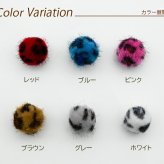 【在庫限り】ピアス 金属アレルギー サージカルステンレス フック 落ちない 引っかからない 外れにくい フックヒョウ柄 フェイクファー ボール 秋冬 おしゃれ 揺れる