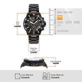 エンポリオアルマーニ EMPORIO ARMANI 腕時計 メンズ ソーラー クロノグラフ セラミック AR70022【2026 新作】