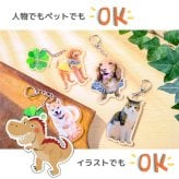 【アクリルビュッフェ】アクリル板に好きなだけ オリジナル アクリルキーホルダー アクリルスタンド 子供 ペット アクキー アクスタ 敬老の日 孫 母の日 父の日 写真入り プレゼント