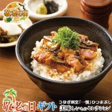 敬老の日 ギフト うなぎ 割烹 一愼 鰻 の ひつまぶし ｜鰻きざみ45g・吸い地（ダシ）120g・たれ10ml・山椒0.2g・おろしわさび2g・きざみのり0.5g各3袋｜敬老の日メッセージ付【お届け期間：9月19日～9月21日】 遅めの お中元 ※沖縄・北海道は配送不可