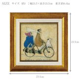 サムトフト サイドサドル ST-04066 Sサイズ アートフレーム 絵画 犬 自転車 人物 風景 ギフト アート おしゃれ 北欧 インテリア お部屋