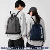 ナップサック STARTER スターター メンズ レディース ナイロンバッグ 軽量 破れにくい 通学 通勤 旅行 ジム スポーツ ロゴ ブランド カジュアル シンプル ユニセックス 中学生 高校生 黒 紺 2026fw karlas
