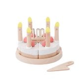 dou? Make a wish | ケーキ ろうそく おもちゃ 玩具 知育 木製 木のおもちゃ おままごと ごっこ遊び お店屋さん ケーキ屋さん パズル ナンバーピック