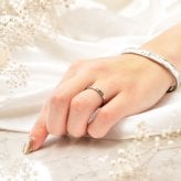 Rve〈レーヴ〉夢をまとうシェルリング｜刻印可能｜ブラック サージカルステンレス 金属アレルギー対応 結婚記念日 夫婦ペア 無料ラッピング ジーラブ 女性ギフト 無料ラッピング ジーラブ