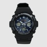 【レビューで延長保証 11年】カシオ CASIO G-SHOCK G-ショック 電波ソーラー AWG-M100SB-2A ANALOG-DIGITAL M100 SERIES ネイビー ブラック メンズ デジタル 腕時計 ギフト プレゼント【海外正規品】送料無料