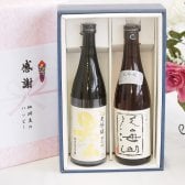 実りの秋の贈り物 日本酒大吟醸感謝の贈り物ボックス2本セット(盛田 男山(愛知県) 八海山大吟醸(新潟県)) 720ml×2本