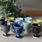ぐい呑み　おうち飲み　陶盃　すずらん型 (10007)