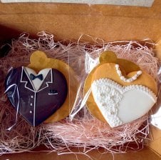 happy weddingアイシングクッキー - 【sucre cresia】- プレゼント