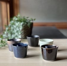 麦山窯】 -やきしめ- つづみ型醤油差し おうちカフェ (11018) - 【麦山
