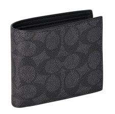 コーチ COACH 財布 メンズ 二つ折り財布 キーリング キーホルダー 迷彩