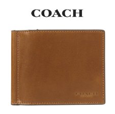 送料無料 コーチ COACH アウトレット 誕生日 メンズ 財布 二つ折り財布