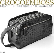 ジミーチュウ JIMMY CHOO クラッチバッグ ZIP POUCH ANR BLACK WHITE