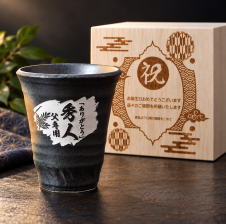 陶器 湯呑 味わい深い土味 焼き締め 63 ロクサン×JINSUI tokoname 湯呑 《2個》[湯呑み 常滑焼 湯呑み茶碗