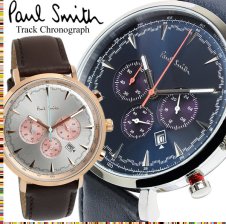 ポールスミス Paul Smith 腕時計 メンズ クロノグラフ 革ベルト 本革