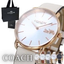 COACH コーチ 腕時計 レディース 革ベルト レザー ローズゴールド