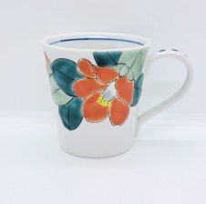 蓋つきコップ　九谷焼 九谷焼蓋付カップ／すいれん - 【豊月堂】- プレゼント＆ギフトの