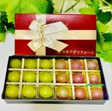 予約】 岡山県産 シャインマスカット 宝石箱 水晶 厳選秀品 大粒18粒