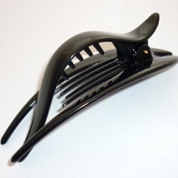 【ギフト対応無料】デルソル マサイ フレンチ クリップ （フランス製） 小 ブラック
