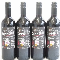 4本セット(チリ赤ワイン クレマスキ フルロッティ ソムリエ カベルネ ソーヴィニヨン(チリ)) 750ml×4本