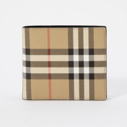 バーバリー BURBERRY 8065636 二つ折り財布 メンズ 財布 ヴィンテージチェック インターナショナル バイフォールド コインウォレット ミニ財布 小銭入れ シンプル 小物 プレゼント お祝い 記念 コンパクト財布 アーカイブベージュ