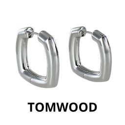 TOMWOOD トムウッド ピアス レディース フープ シルバー ミディアム 両耳 アクセサリー シルバー925 上品 おしゃれ ブランド ギフト プレゼント 成人 卒業 入学