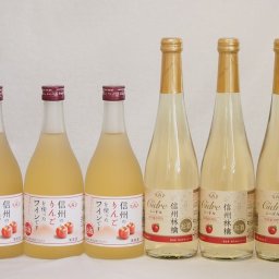 りんごワイン6本セット(信州林檎シードル 信州のりんごワイン) 500ml×6本