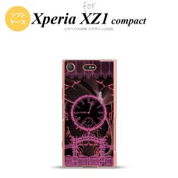 【SO02K】【スマホケース/スマホカバー】【エクスペリア XZ1】SO02K スマホケース Xperia XZ1 Compact SO-02K カバー エクスペリア XZ1 妖精と時計 ピンク nk-so02k-tp1255【メール便送料無料】