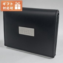 エムエムシックス メゾンマルジェラ MM6 SA5UI0015 P6418 T8013 ニューメリック 二つ折り財布 ミニ財布 ブラック レディース メンズ ユニセックス