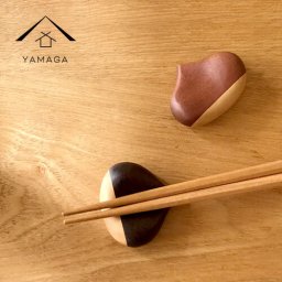 箸置き 野菜 2個 セット おもしろ 栗型 マロン ハロウィン 秋 ミャンマー カトラリー カトラリーレスト おはし はしおき 和食器 アジアン雑貨 東南アジア キッチン雑貨 ナチュラル ピクニック キャンプ プチギフト かわいい
