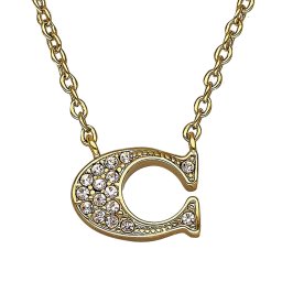 コーチ COACH ネックレス アクセサリー ゴールド Cロゴ レディース ギフト プレゼント 誕生日 クリスマス 91433 GLD