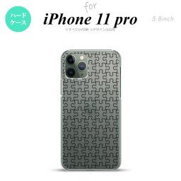 iPhone11Pro iPhone11 Pro スマホケース ハードケース パズル 透明 黒 メンズ レディース nk-i11p-1214