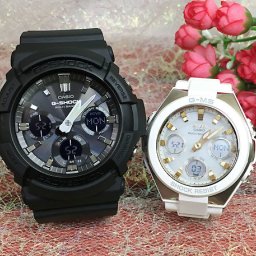カシオ 恋人たちのGショック ペアウォッチ G-SHOCK BABY-G GAW-100B-1AJF MSG-W100-7A2JF 電波ソーラー 送料無料 国内正規品 記念日 誕生日 プレゼント お揃い ブラック 黒 ホワイト 白 クリスマス お祝い 結婚 婚約 20代 30代 40代 50代 カップル 夫婦