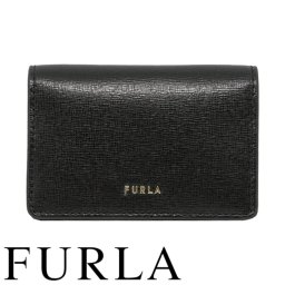 FURLA フルラ BABYLON バビロン 名刺入れ カードケース レディース PCZ1UNO B30000 O6000 ブラック 新品 無料ラッピング可