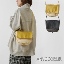 【ANVOCOEUR アンヴォクール】 Saeter サーター / キャンバス 2way ショルダーバッグ (AC23405)レディース 春 夏 秋 冬 バック かばん 鞄 帆布 ボディーバッグ 肩掛け 斜め掛け ナチュラル カジュアル 人気 30代 40代 50代 60代 クリスマス 母の日 ギフト プレゼント