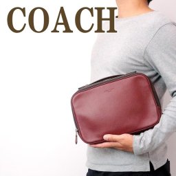 コーチ COACH バッグ メンズ セカンドバッグ クラッチバッグ 財布 セカンドポーチ レザー 39806QBCRD ブランド 人気