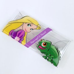 ディズニー ラプンツェル クリアマルチケース ラプンツェル&パスカル ケース Disney ポーチ クリアマルチ グッズ  (MCOR)