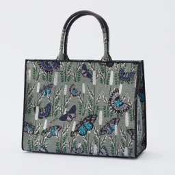 フルラ FURLA WB00255 BX1191 ハンドバッグ レディース バッグ 肩掛け Lサイズ トートバッグ カジュアル シンプルレザー お出かけ プレゼント 鞄 OPPORTUNITY L TOTE FARFALLA お祝い 斜め掛け 記念 通勤 通学 グリーンマルチ