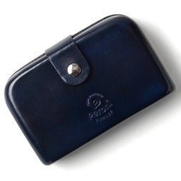 ペローニ PERONI FIRENZE ミニ財布 / ミニウォレット 改良コインケース ネイビー Navy 紺 コインケース / カードケース / 札入れ GIRAMONDO（ジラモンド）【小さい財布 コンパクト 本革 プレゼント メンズ レディース オシャレ 可愛い 軽い】