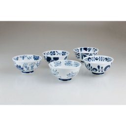 【ギフト対応無料】藍絵変り 茶漬揃 (952428) ※送料無料(北海道・沖縄は除く)