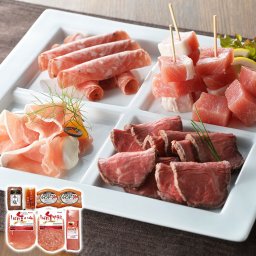 お歳暮 北海道 「札幌バルナバハム」 パーティーセット 730g 080S029A ローストビーフ 生ハム 生サラミ ウインナー 中元 歳暮 ギフト 贈り物 贈答 食べ物 熨斗(代引不可)【送料無料】