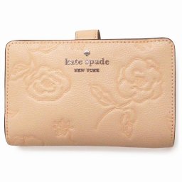 Kate spade ケイトスペード アウトレット  財布  ローラル クリスプピーチ 二つ折り財布 