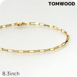 トムウッド ブレスレット メンズ レディース ブランド TOMWOOD Billie Bracelet Gold 8.3inch 100058 ゴールド アクセサリー
