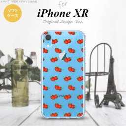 iPhoneXR iPhone XR スマホケース ソフトケース 苺 イチゴ 小 赤 メンズ レディース nk-ipxr-tp045