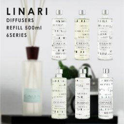 リナーリ LINARI リードディフューザー リフィル 500mL カラー チェロ エスタータ ルビーノ オセアノ オパール 【 プレゼント ルームフレグランス 詰め替え ギフト プレゼント バレンタイン 】