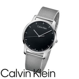 CalvinKlein カルバンクライン 腕時計 K2G2G121 メンズ ブラック シルバー メッシュバンド 海外正規品 無料ラッピング可