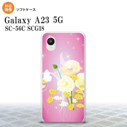 GalaxyA23 Galaxy A23 スマホケース 背面ケースソフトケース 花柄 ミックス D ピンク 2022年 10月発売 nk-a23-tp285
