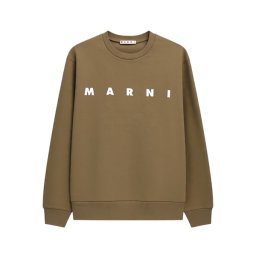 マルニ MARNI トレーナー スウェット マルニキッズ ms340u-m01612-m00v0-0m721-12y キッズ 0M721 ブラウン