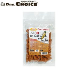 ドクターズチョイス 犬用おやつ 納豆菌ジャーキー お魚とにんじん カット 150g国産
